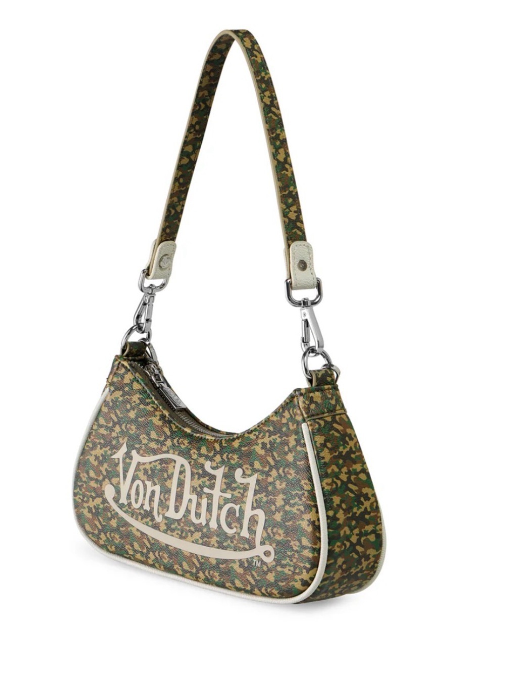 NWT Von Dutch Green Camo Shoulder Bag (MSRP $99) - Picture 4 of 8